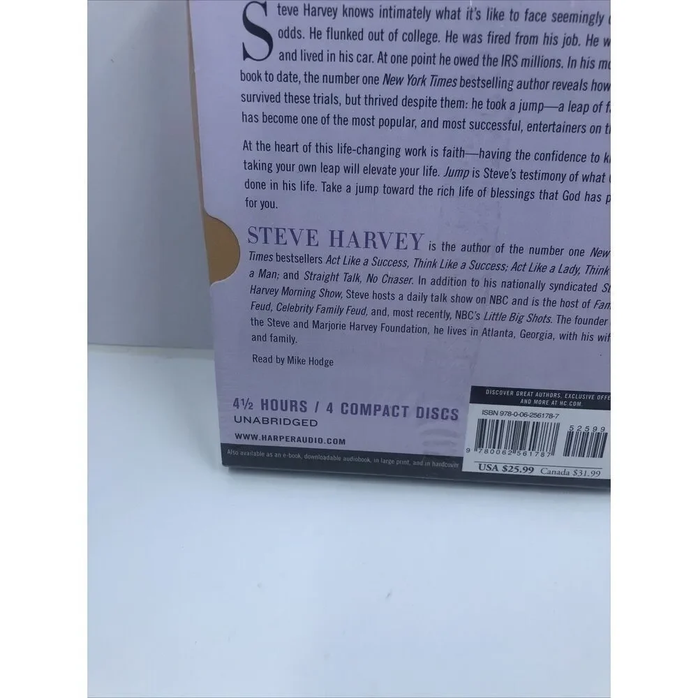 *jump:Take the Leap of Faith to Achieve Your Life of Abundance Steve HarveyAudio